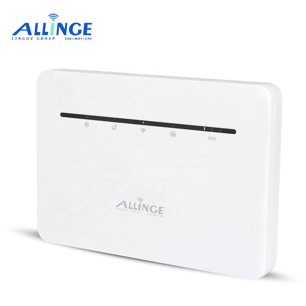 ALLINGE YED114 Wifi 4g Router with SIM Card Lte Wifi Wireless Router 4WAN 1LAN